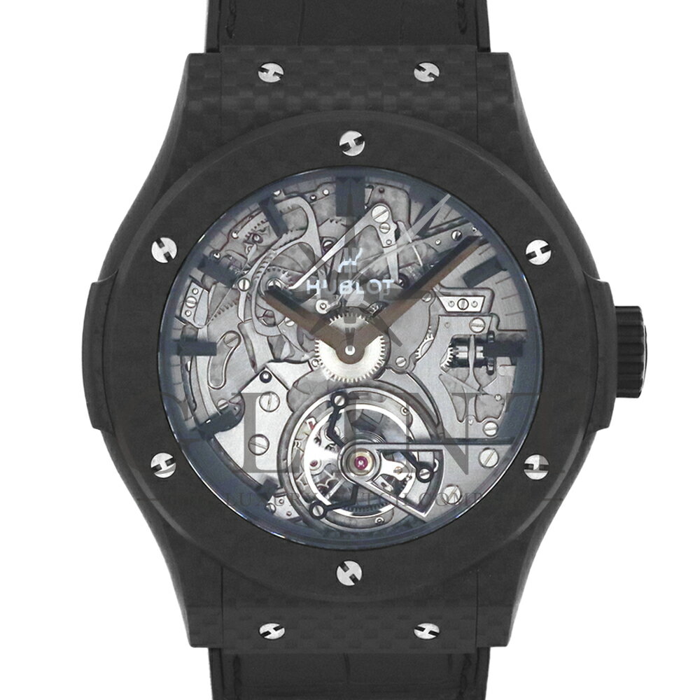 ウブロ（HUBLOT）クラシックフュージョン カテドラル ミニッツリピーター トゥールビヨン 504.QX.0110.LR〔世界限定99本〕〔メンズ〕〔腕時計〕【中古】