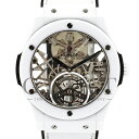ウブロ(HUBLOT)クラシックフュージョン トゥールビヨン ホワイトセラミック 505.HX.0170.LR 世界限定30本モデル〔メンズ〕〔腕時計〕【中古】