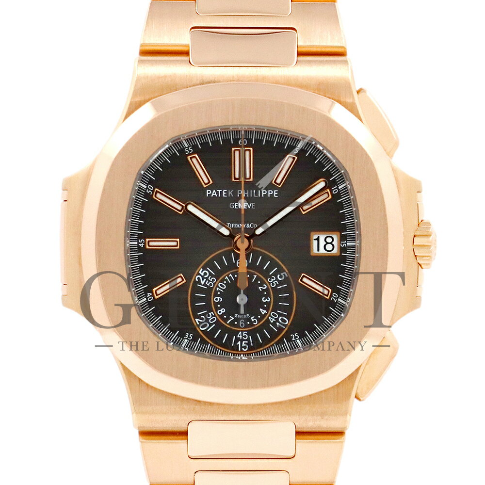 パテックフィリップ（PATEK PHILIPPE）ティファニーWネーム ノーチラス クロノグラフ ローズゴールド 5980/1R-001 Tiffany&Co. 〔メンズ〕〔腕時計〕【中古】のサムネイル