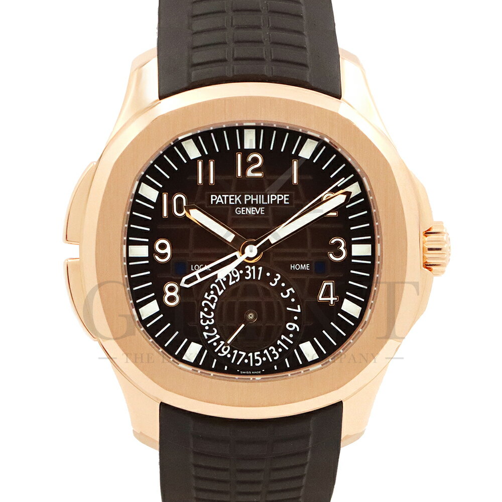 パテックフィリップ(PATEK PHILIPPE)アクアノート トラベルタイム 5164R-001〔メンズ〕〔腕時計〕【中古】