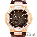 パテックフィリップ（PATEK PHILIPPE）ノーチラス 5724R-001 バゲットダイヤモンド ローズゴールド〔メンズ〕〔腕時計〕〔未使用品〕【中古】