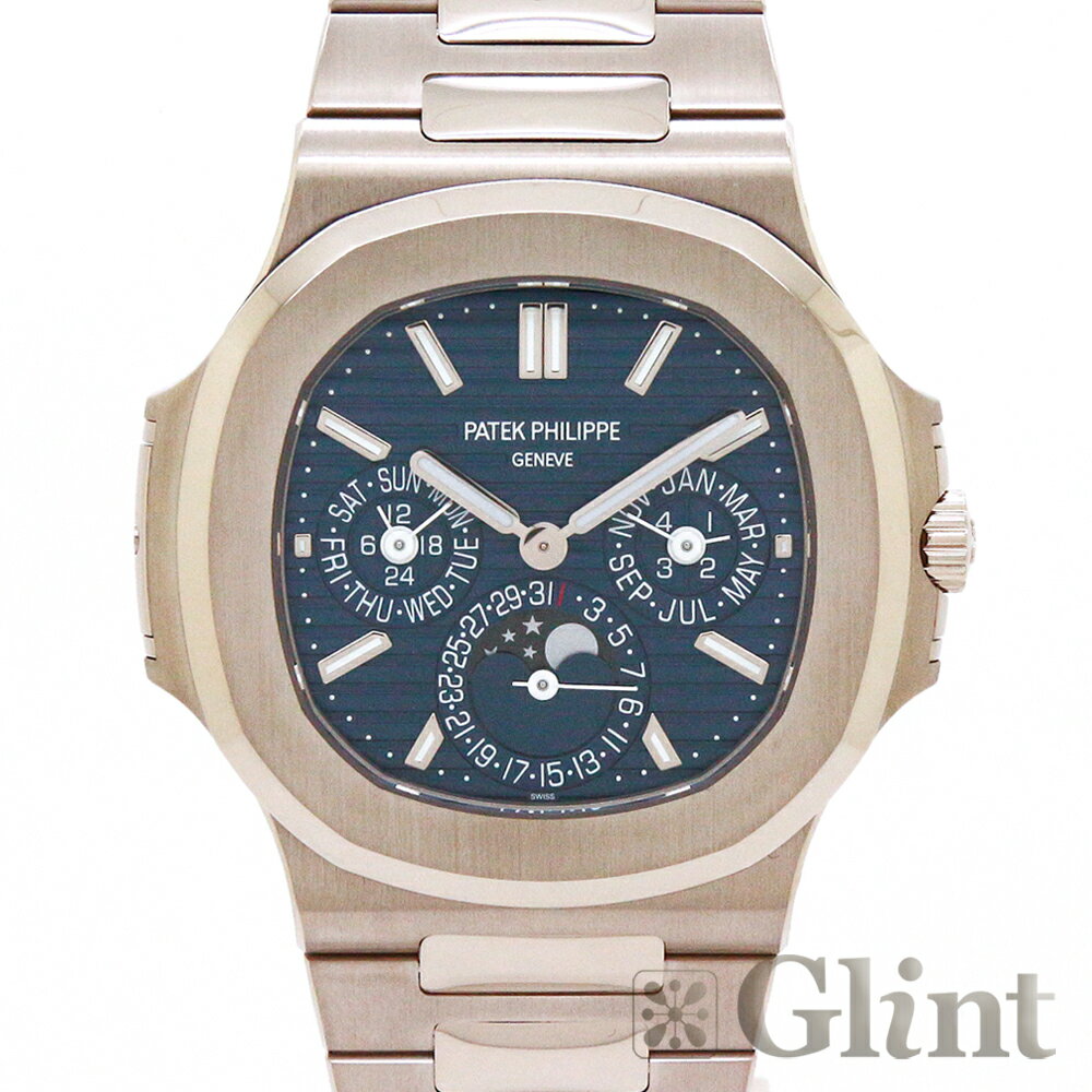 パテックフィリップ（PATEK PHILIPPE）ノーチラス パーペチュアルカレンダー 5740/1G-001 ホワイトゴールド〔メンズ〕〔腕時計〕【新品】