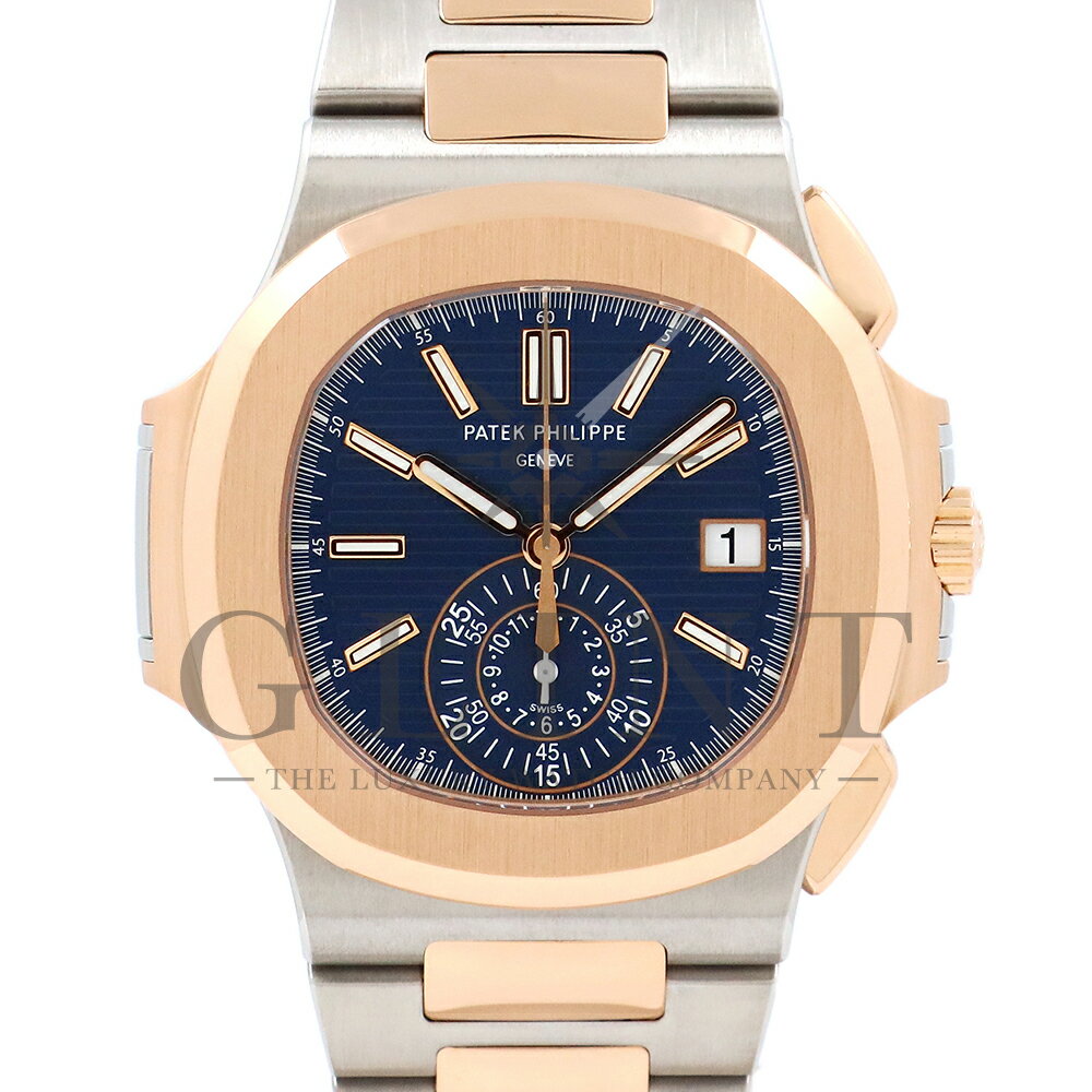 パテックフィリップ（PATEK PHILIPPE）ノーチラス クロノグラフ 5980/1AR-001 スチール&ローズゴールド〔腕時計〕〔メンズ〕【中古】