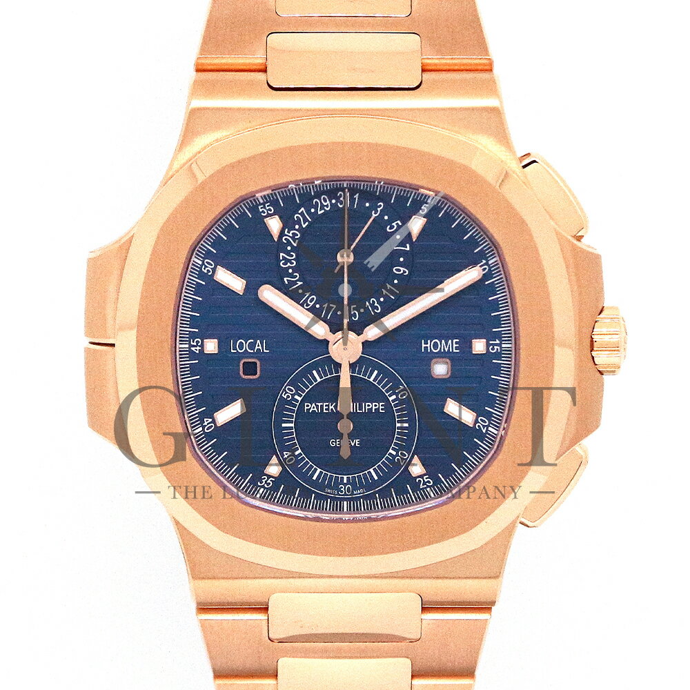 パテックフィリップ（PATEK PHILIPPE）ノーチラス トラベルタイム クロノグラフ 5990/1R-001〔メンズ〕〔腕時計〕〔未使用品〕【中古】