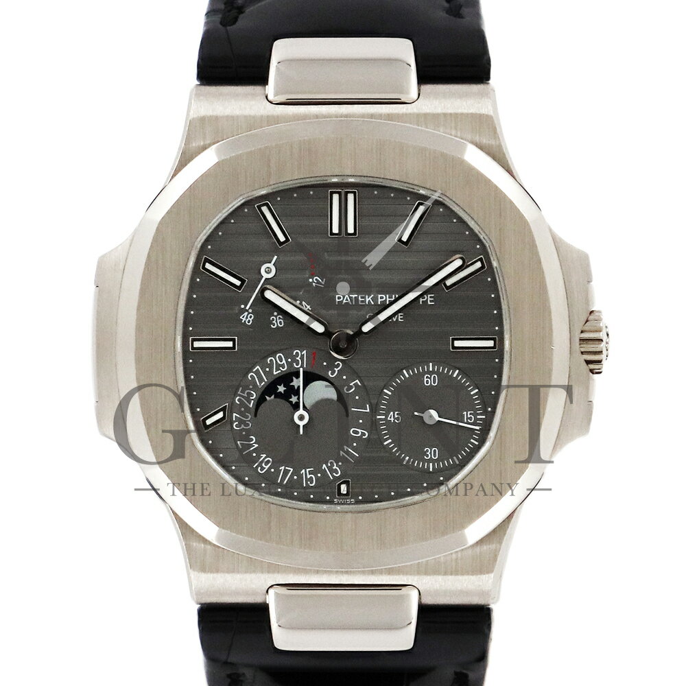 パテックフィリップ（PATEK PHILIPPE）ノーチラス 5712G-001 18Kホワイトゴールド〔メンズ〕〔腕時計〕【中古】