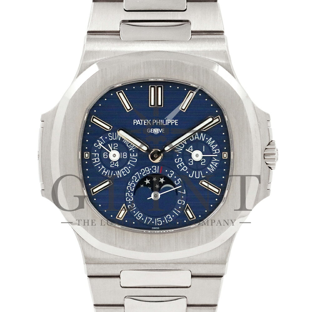 パテックフィリップ（PATEK PHILIPPE）ノーチラス パーペチュアルカレンダー 5740/1G-001 〔18Kホワイトゴールド〕〔メンズ〕〔腕時計〕【中古】