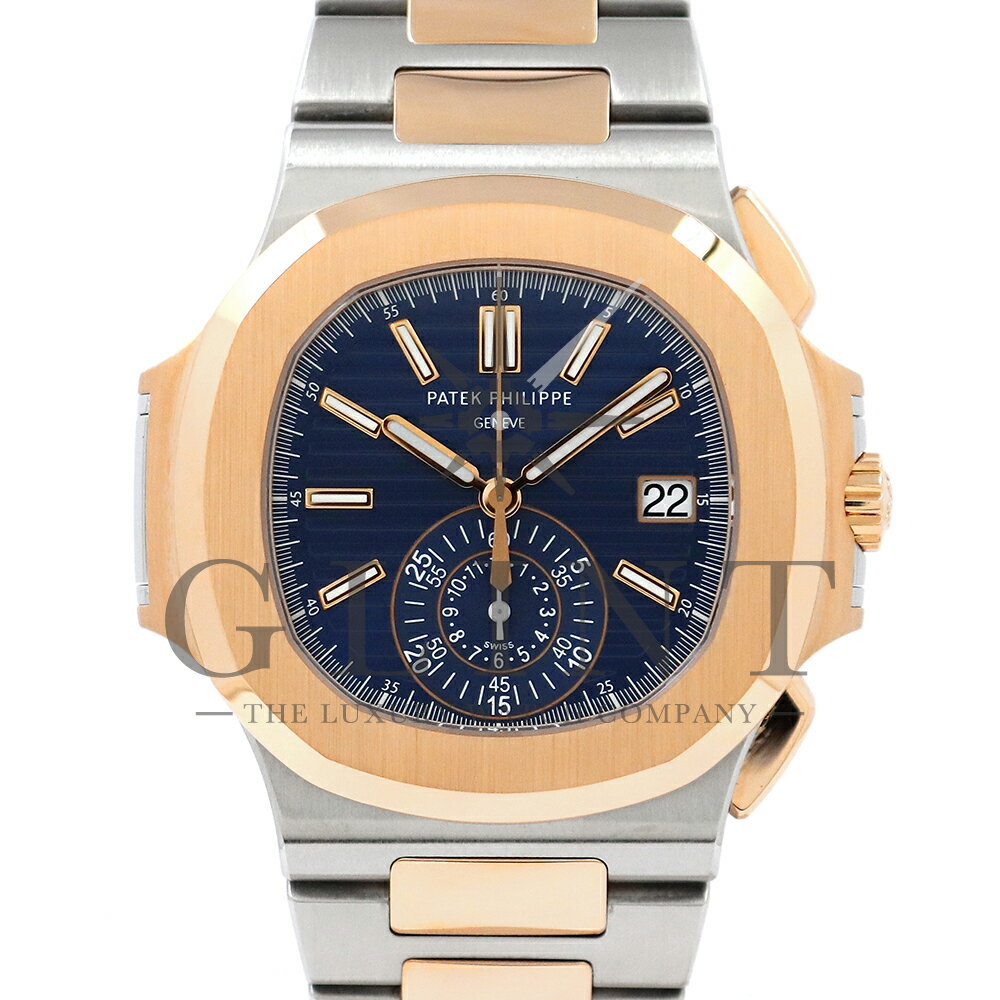 パテックフィリップ（PATEK PHILIPPE）ノーチラス クロノグラフ 5980/1AR-001 スチール&ローズゴールド〔生産終了モデル〕〔メンズ〕〔腕時計〕【中古】