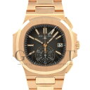 パテックフィリップ(PATEK PHILIPPE)ノーチラス クロノグラフ ローズゴールド 5980/1R-001〔生産終了モデル〕〔メンズ〕〔腕時計〕【中古】