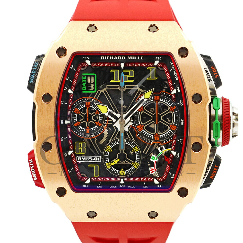 リシャールミル（RICHARD MILLE）RM65-01 CA RG オートマティック スプリットセコンド クロノグラフ〔メンズ〕〔腕時計〕【中古】