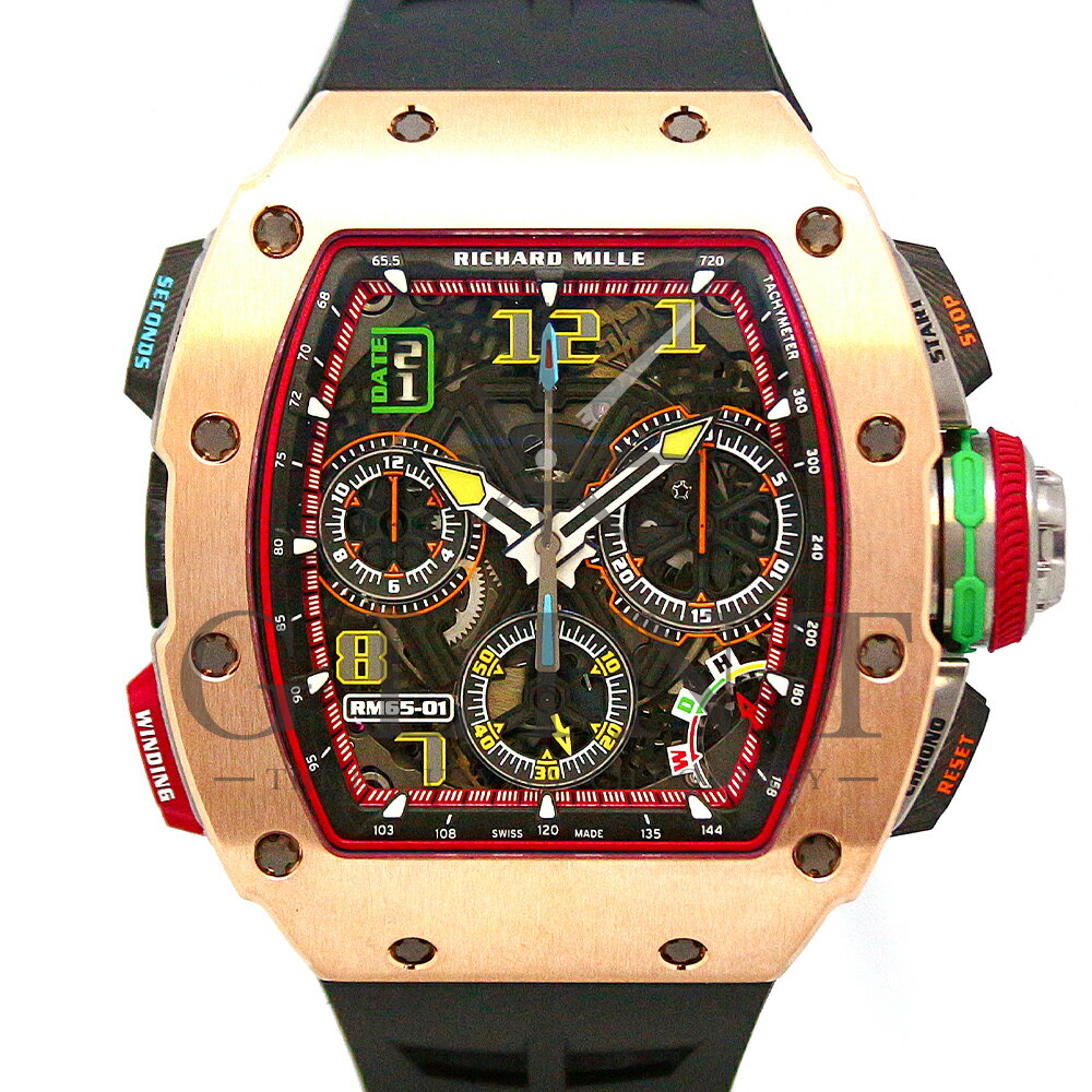 リシャールミル（RICHARD MILLE）RM65-01 CA RG オートマティック スプリットセコンド クロノグラフ〔メンズ〕〔腕時計〕【新品】