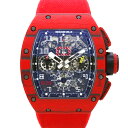 リシャールミル（RICHARD MILLE）RM011 オートマティック フライバック クロノグラフ フェリペマッサ レッドクオーツTPT/カーボンTPT〔世界限定50本〕〔メンズ〕〔腕時計〕【中古】