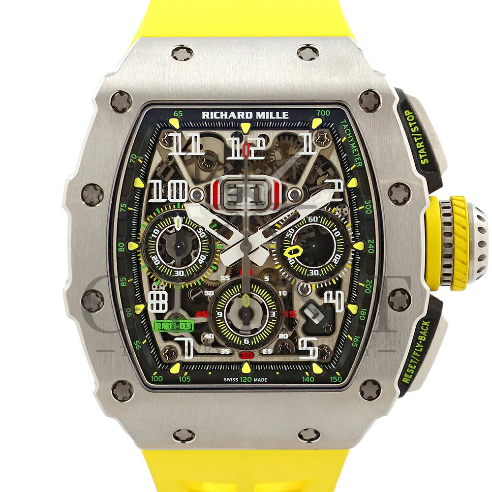 リシャールミル（RICHARD MILLE）RM11-03Ti オートマティック フライバッククロノグラフ 〔チタン〕〔腕時計〕〔メンズ〕【中古】