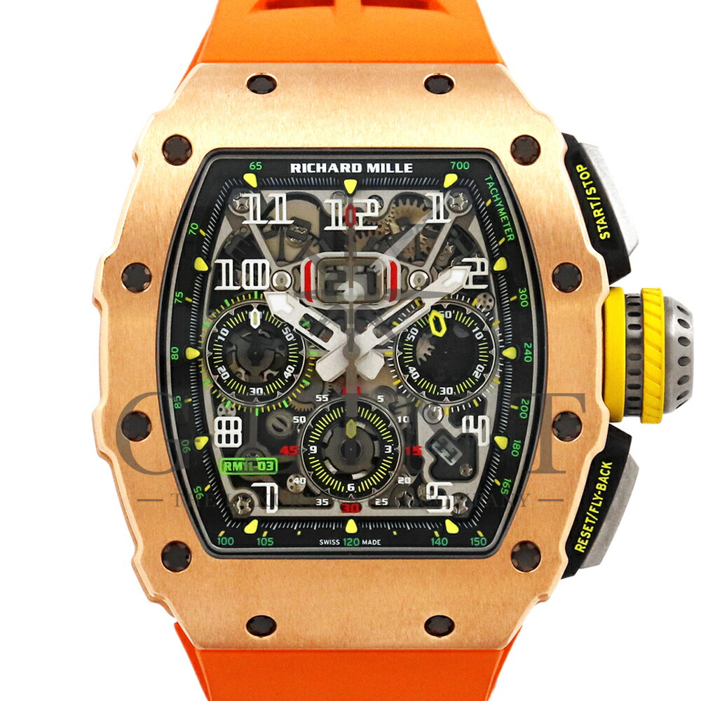 リシャールミル（RICHARD MILLE）RM11-03 RG TI オートマティック ワインディング フライバック クロノグラフ 〔腕時計〕〔メンズ〕【中古】