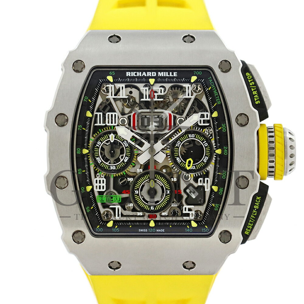 リシャールミル（RICHARD MILLE）RM11-03 Ti オートマティック フライバッククロノグラフ チタニウム〔メンズ〕〔腕時計〕【中古】