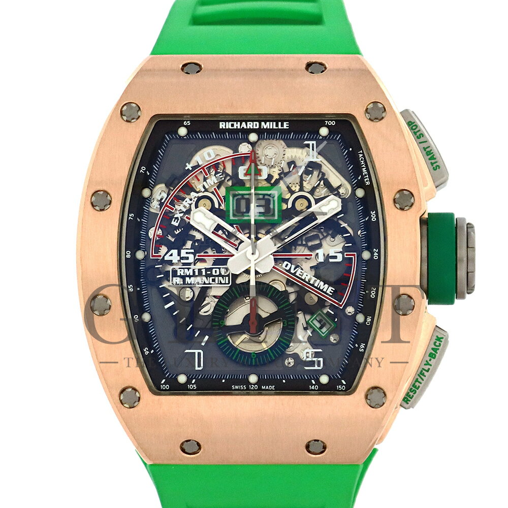 リシャールミル（RICHARD MILLE）RM11-01 AN RG オートマティック ワインディング フライバッククロノグラフ ロベルトマンチーニ〔メンズ〕〔腕時計〕【中古】