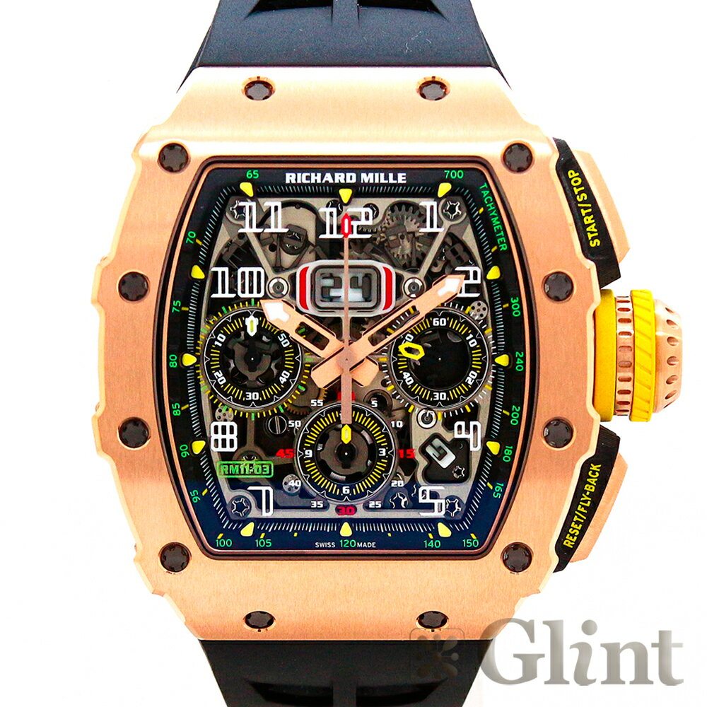 リシャールミル（RICHARD MILLE）RM11-03RG オートマティック フライバッククロノグラフ 18Kレッドゴールド〔メンズ〕〔腕時計〕【新品】