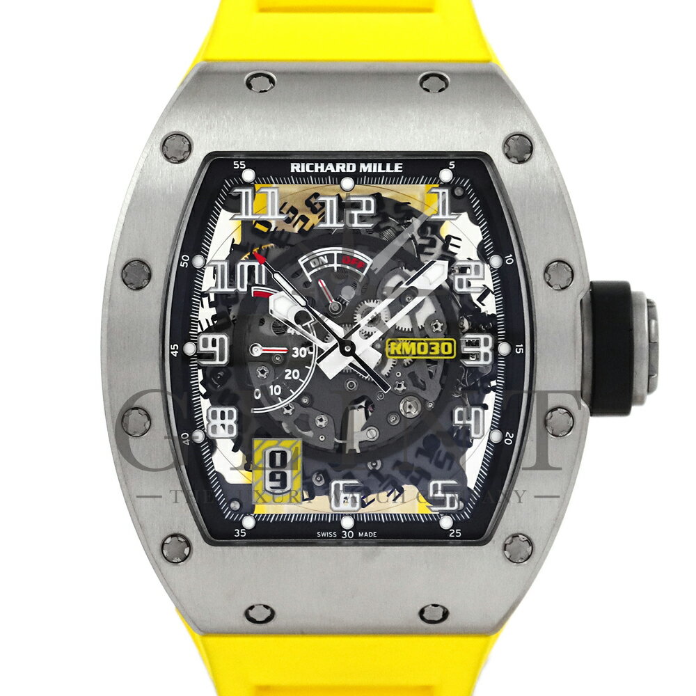 リシャールミル（RICHARD MILLE）RM030 Ti オートマティック デクラッチャブルローター チタン〔メンズ〕〔腕時計〕【中古】