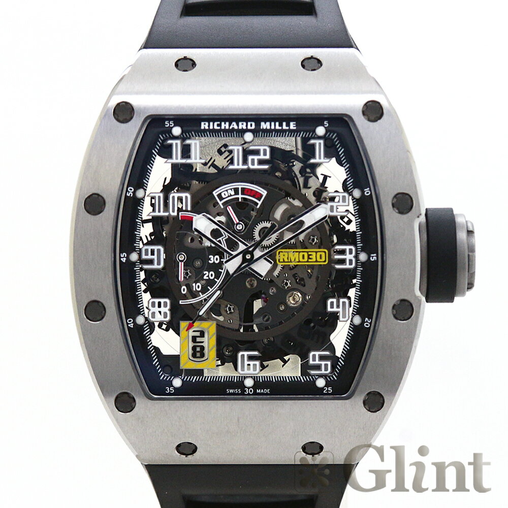 リシャールミル（RICHARD MILLE）RM030 Ti オートマティック デクラッチャブルローター チタン〔メンズ〕〔腕時計〕【中古】