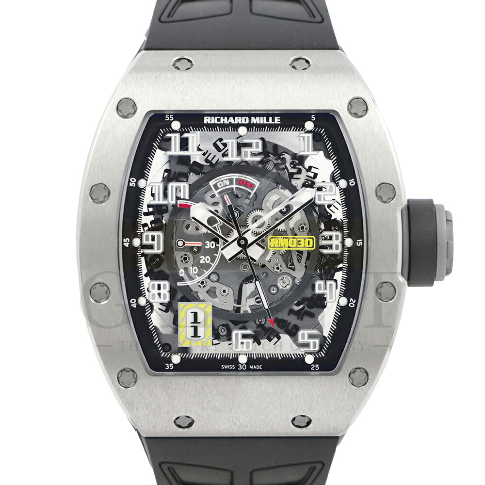 リシャールミル(RICHARD MILLE)RM030 Ti オートマティック デクラッチャブルローター チタン〔生産終了モデル〕〔メンズ〕〔腕時計〕【中古】