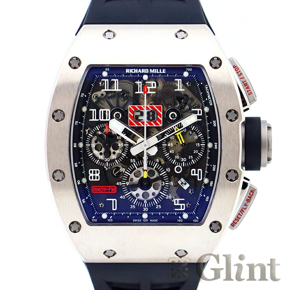 リシャールミル（RICHARD MILLE）RM011 WG Ti オートマティック フライバック クロノグラフ フェリペマッサ 18Kホワイトゴールド×チタン〔メンズ〕〔腕時計〕【中古】