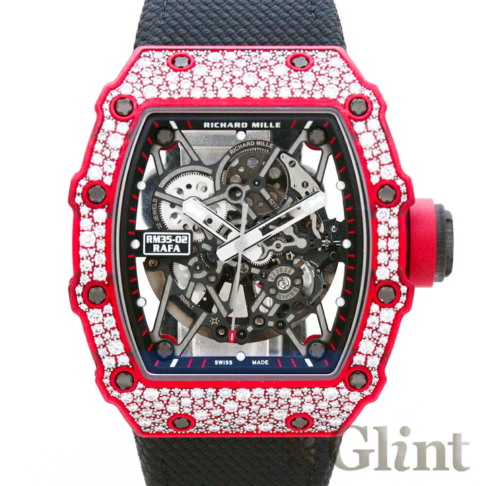 リシャールミル（RICHARD MILLE）RM35-02 FQ ラファエル・ナダル パヴェダイヤモンド〔メンズ〕〔腕時計〕〔純正ダイヤモンド〕【新品】