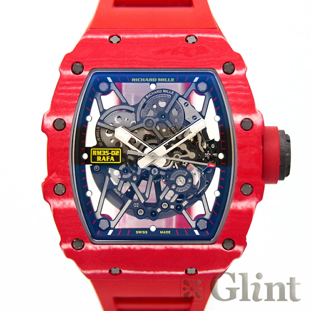 リシャールミル（RICHARD MILLE）RM35-02 FQ RAFAEL NADAL ラファエル・ナダル レッドTPTクォーツ〔メンズ〕〔腕時計〕【中古】