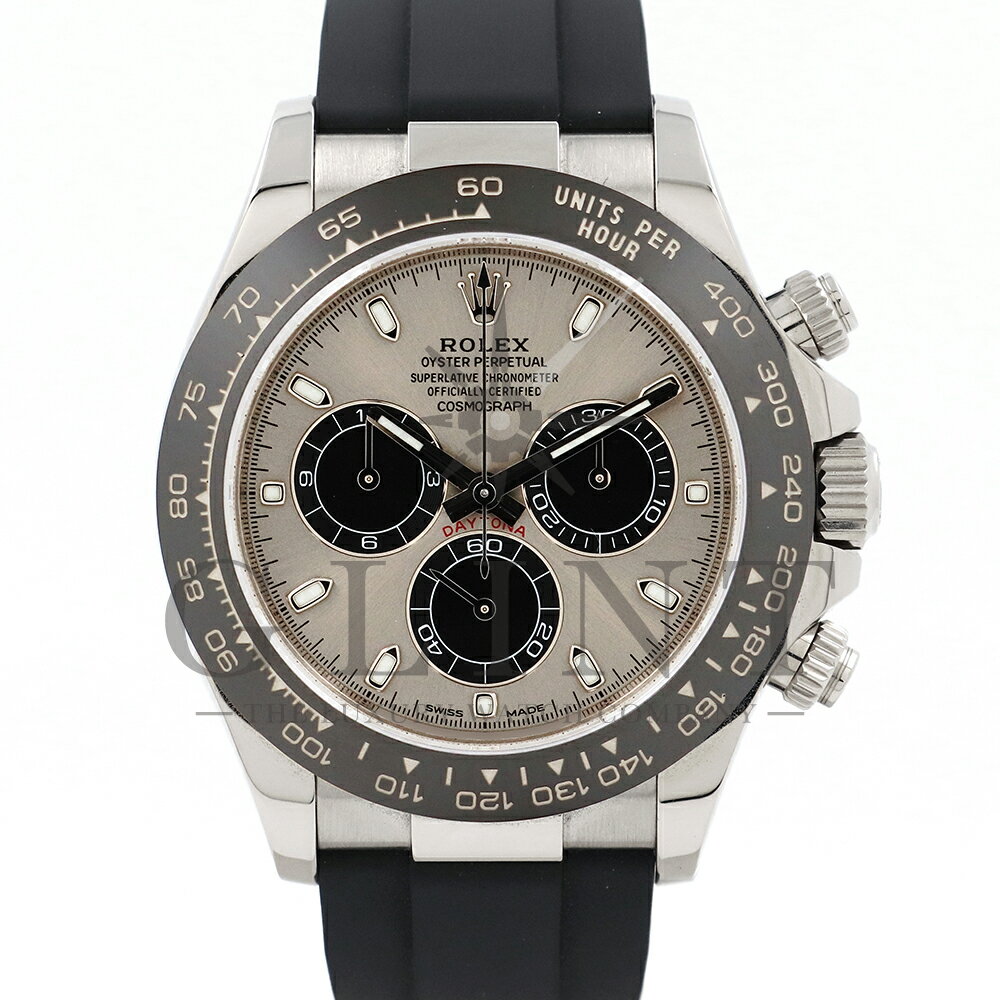 ロレックス（ROLEX）コスモグラフデイトナ 116519LN 18Kホワイトゴールド オイスターフレックス 〔2019年8月 ランダムシリアル〕〔メンズ〕〔腕時計〕【中古】