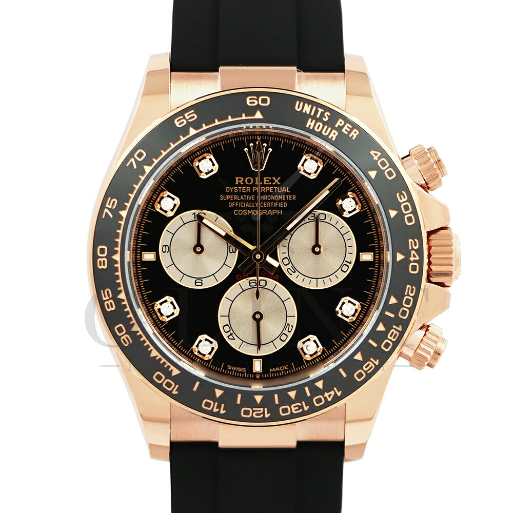 ロレックス（ROLEX）デイトナ 126515LNG エバーローズゴールド 8Pダイヤモンド ブライトブラック＆サンダスト文字盤〔2024年8月/ランダムシリアル〕〔メンズ〕〔腕時計〕〔未使用品〕【中古】(2)