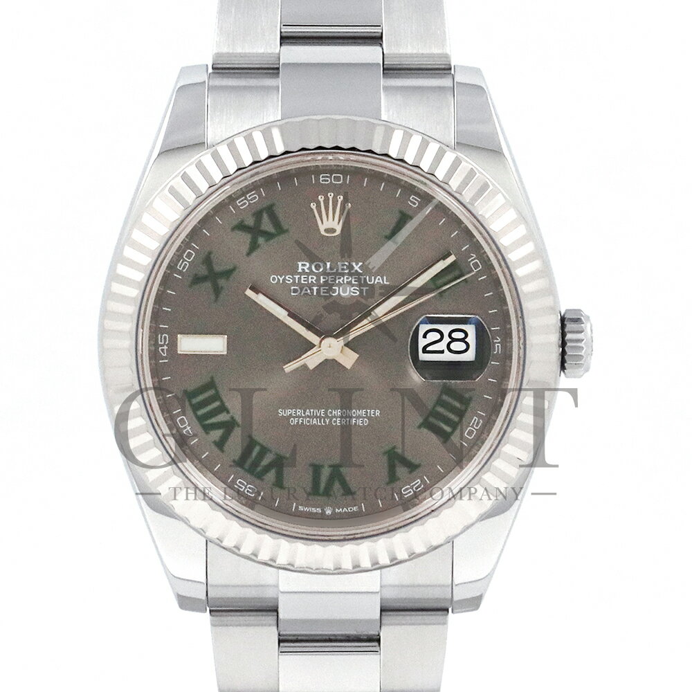 ロレックス（ROLEX）デイトジャスト41 126334 スレートローマンインデックス 〔2019年2月/ランダムシリアル〕〔メンズ〕〔腕時計〕【中古】