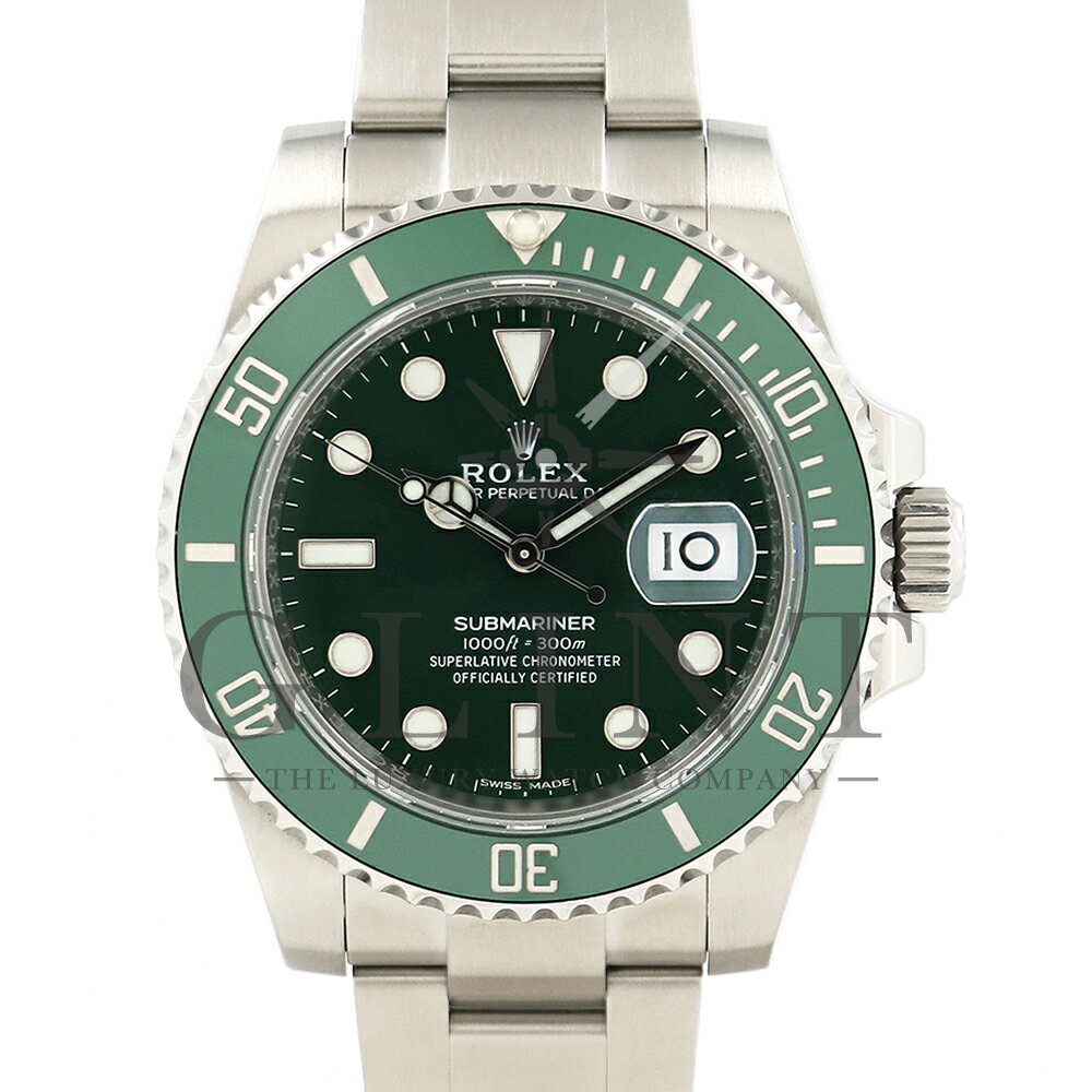 ロレックス（ROLEX）サブマリーナーデイト 116610LV グリーンダイヤル 〔2016年5月/ランダムシリアル〕〔メンズ〕〔腕時計〕【中古】