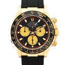 ロレックス（ROLEX）デイトナ 116518LN 18Kイエローゴールド ブラック/シャンパンカラー 〔2019年6月/ランダムシリアル〕〔メンズ〕〔腕時計〕【中古】