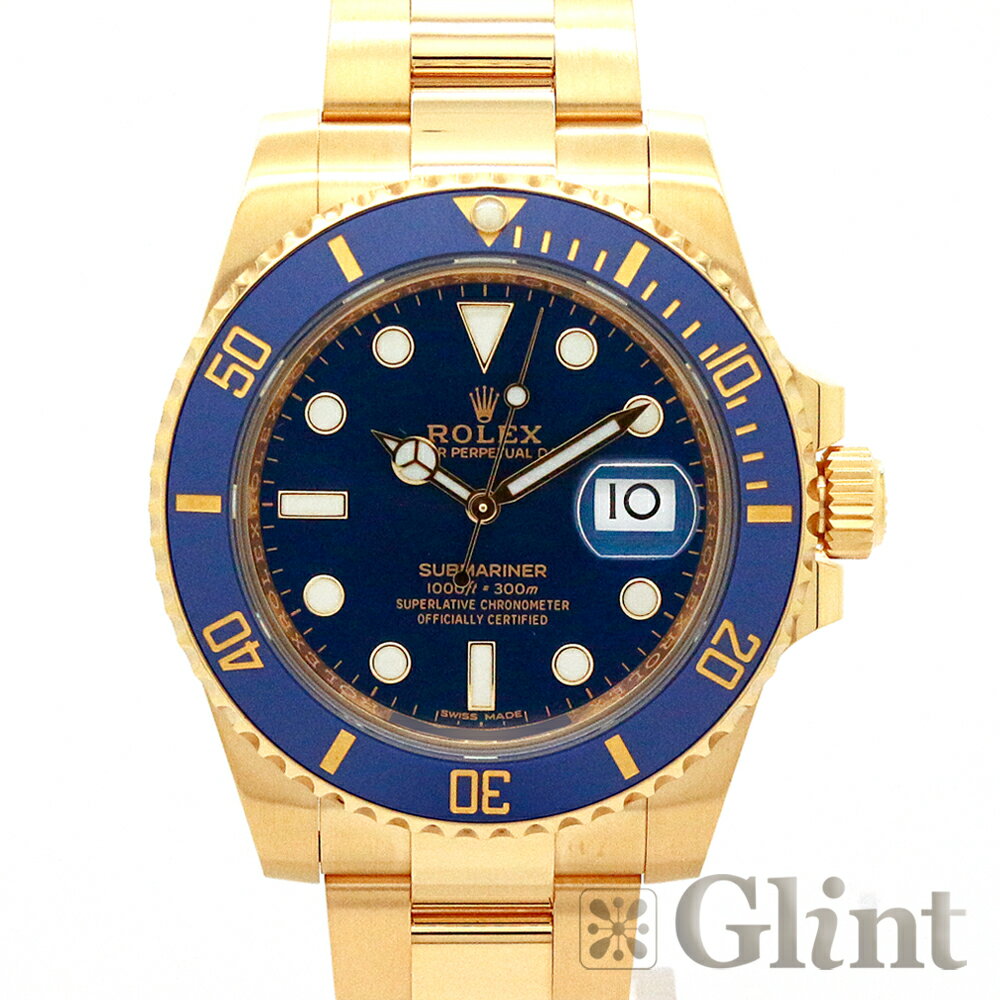 ロレックス（ROLEX）サブマリーナーデイト 116618LB 〔2019年7月/ランダムシリアル〕〔メンズ〕〔腕時計〕【中古】