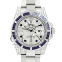 ロレックス(ROLEX)サブマリーナーデイト 116659SABR パヴェダイヤモンド文字盤 バゲットダイヤモンド サファイア 〔2019年12月/ランダムシリ...