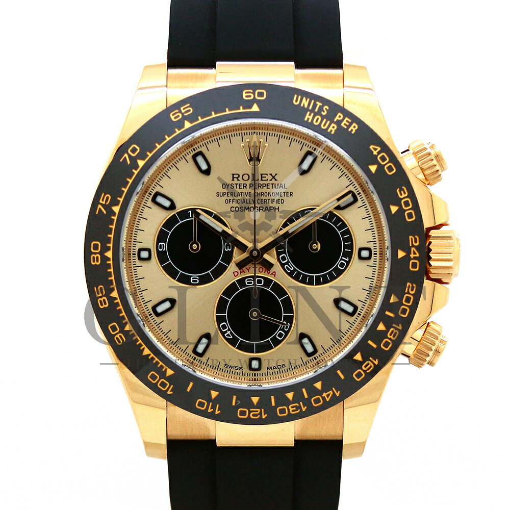 ロレックス（ROLEX）デイトナ 116518LN 18Kイエローゴールド オイスターフレックス 〔2022年3月/ランダムシリアル〕〔メンズ〕〔腕時計〕【新品】