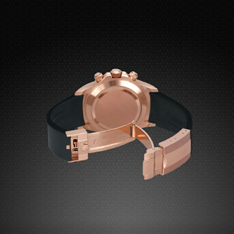 ラバーB（RUBBERB）ロレックス デイトナ 116515LN（革ストラップ）専用ラバーベルト【純正バックル使用】※時計、バックルは付属しません