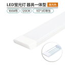 LED蛍光灯器具 一体型 1本 100W形120cm 対応品 6500K 昼光色 照明 天井 高輝度 発光 省エネ 照明 ライト 工事必要 商品