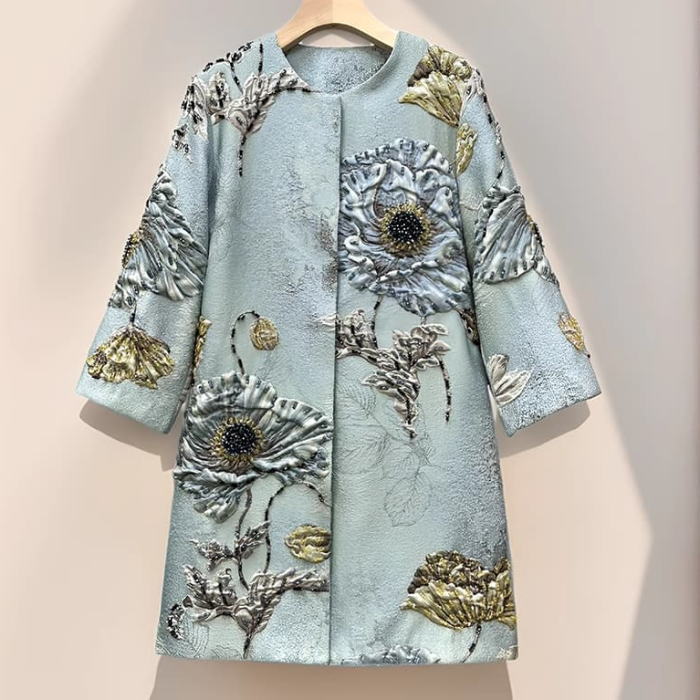 楽天市場】花 刺繍 コート(種類(コート・ジャケット)ノー 楽天市場】花 刺繍 コート(種類(コート・ジャケット)ノー