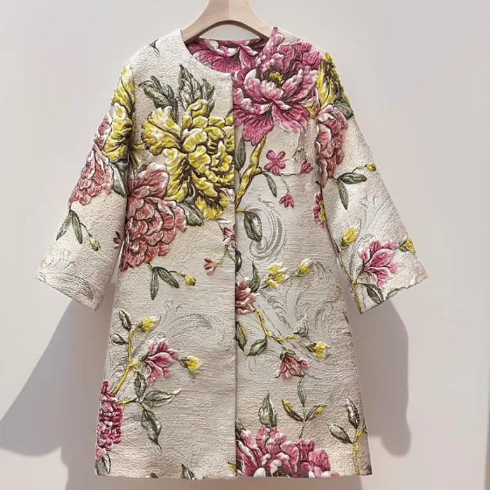 楽天市場】スプリングコート(柄花・植物)(レディース 楽天市場】スプリングコート(柄花・植物)(レディース