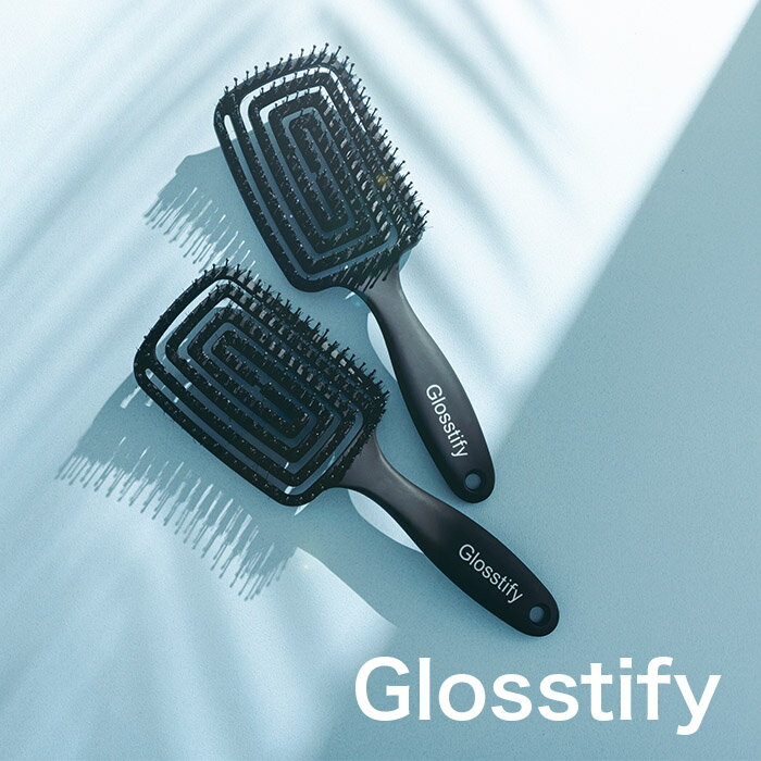【Glosstify ヘアブラシ】Glosstify ヘアブラシ グロスティファイ ブラシ RrSALON 速乾 ヘアケア サロン専売品 サラサラ 頭皮 頭皮マッサージ 血行促進 髪質改善 ダメージ 髪 送料無料 おすすめのサムネイル