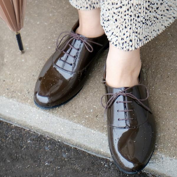 楽天グリッターショップレインシューズ レイン ローファー パンプス レディース 防水 雨靴 雨晴兼用 通勤 オフィス 痛くない 仕事 フラット おしゃれ 歩きやすい 雨靴 amiami エディ