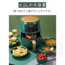 健康人生の第一歩!!ノンフライヤー 電気フライヤー エアフライヤー 6L大容量 タッチパネル 1-4人適用 油なし揚げ 過熱保護 低カロリー 健康 唐揚げ 家庭用