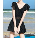 春 夏 秋 ワンピース水着 レディース体型カバー水着
