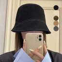 ステッチバケットハット レディース韓国風 大人シンプルハット カジュアル ぼうし ベーシック軽く帽子