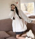ボアジャケット レディース ボアコート 秋冬 もこもこ 厚手 暖かい アウター フード付き ファーコート 保温性 ゆったり トップス ポケット カジュアル 普段...