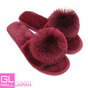 【お買い物マラソン 全品P10倍】【FUNJOB】かわいいあったかルームスリッパ ファー 2サイズ 3カラー / ルームシューズ 室内履き
