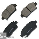 【FUNJOB】ブレーキパッド 左右4枚1セット STBP-010 / ブレーキ鳴き止めグリス付 NAO材使用 オーガニック素材