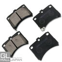 【6/22〜6/30 全品10%OFFクーポン】ブレーキパッド 左右4枚1セット STBP-042 / ブレーキ鳴き止めグリス付 NAO材使用 オーガニック素材