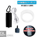 【ワンダフルデー 全品P10倍】USB式 エアーポンプ 小型 エアレーション 計量 静音 釣り アウトドア 水槽 USB 酸素ポンプ【クリックポスト】