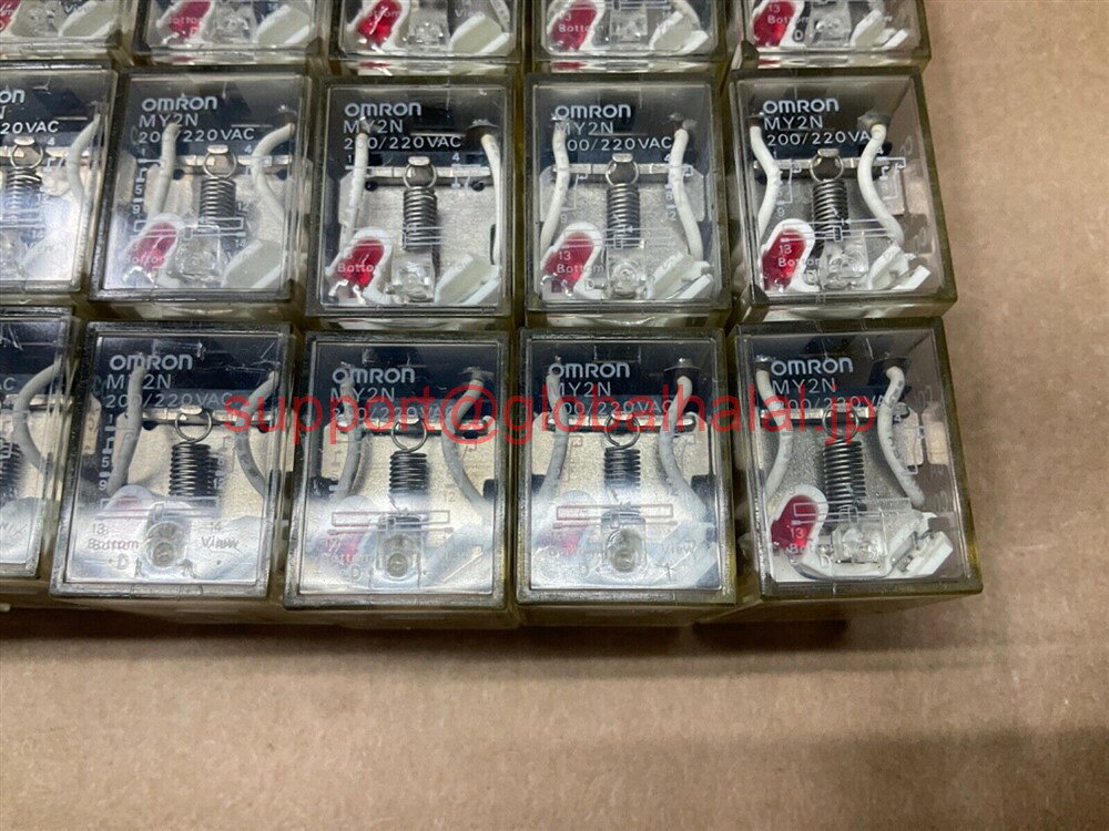 新品【東京発★適格請求書★税込】50個セット★ MY2N (200V/220VAC) オムロン　ミニパワーリレー 【6ヶ月保証】