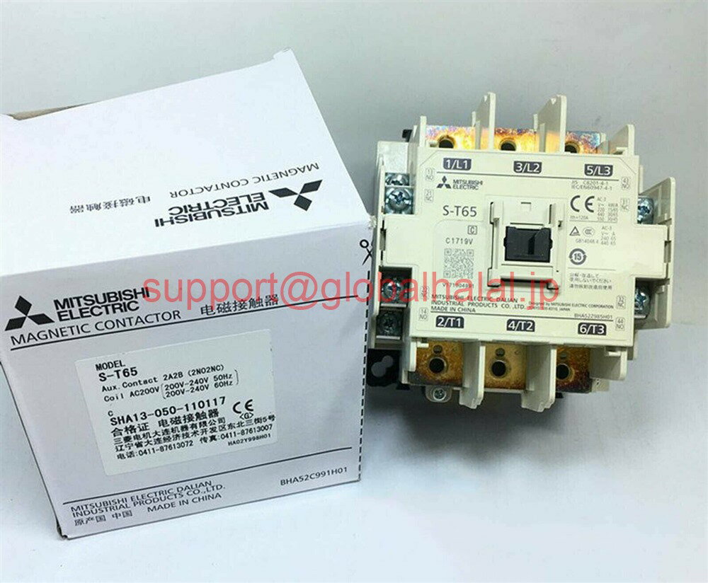 新品【東京発★適格請求書★税込】MITSUBISHI/三菱電機 S-T65 AC200V 200V-240v 非可逆式電磁接触器【6ヶ月保証】